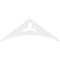 Ekena Millwork Pitch Naple Architectural Grade PVC Gable Pediment, 48"W x 18"H x 1"P (9/12) GPP048X018X100NAP - alternate 5